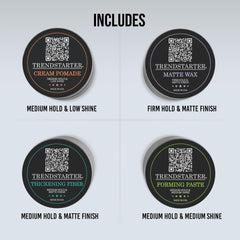 TRENDSTARTER forming paste sample jar for medium hold and texture