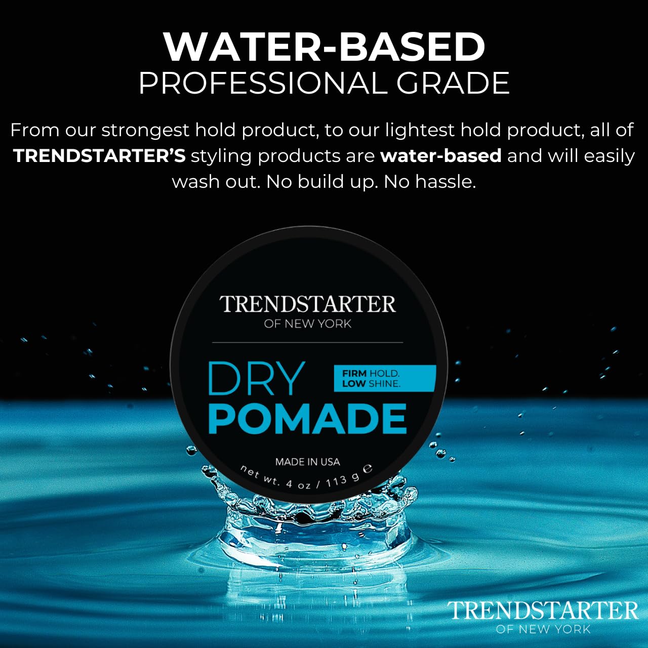 TRENDSTARTER Pomada seca definición de estilo en peinados definidos y controlados.