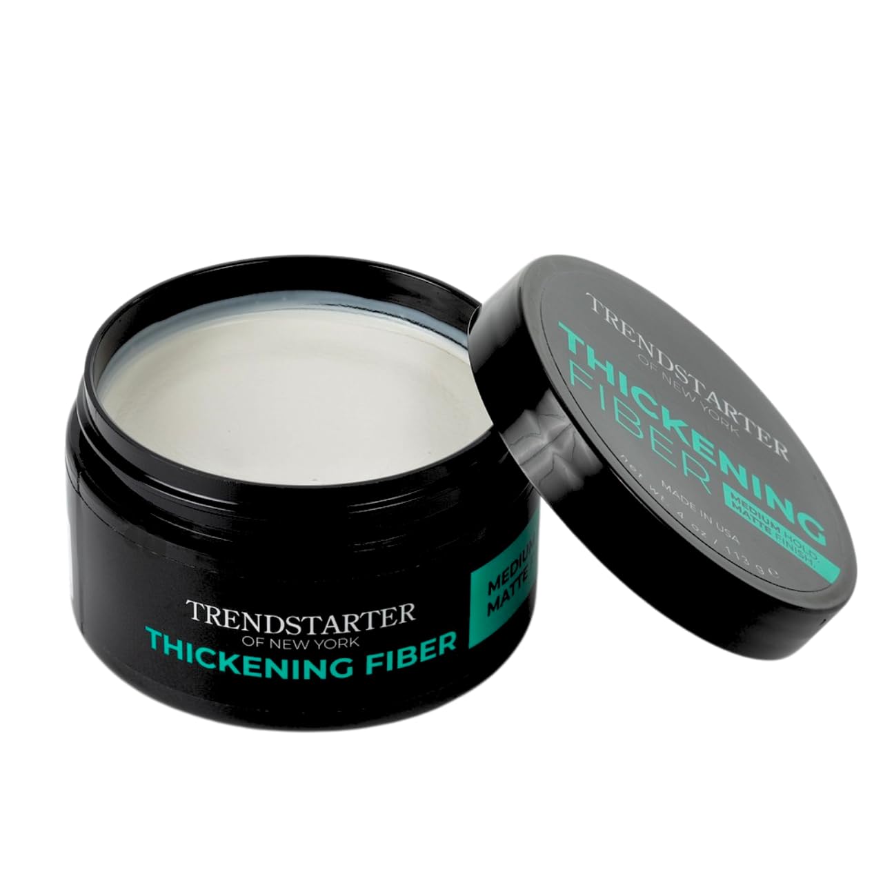 TRENDSTARTER Thickening Fiber hecho en Estados Unidos para calidad.