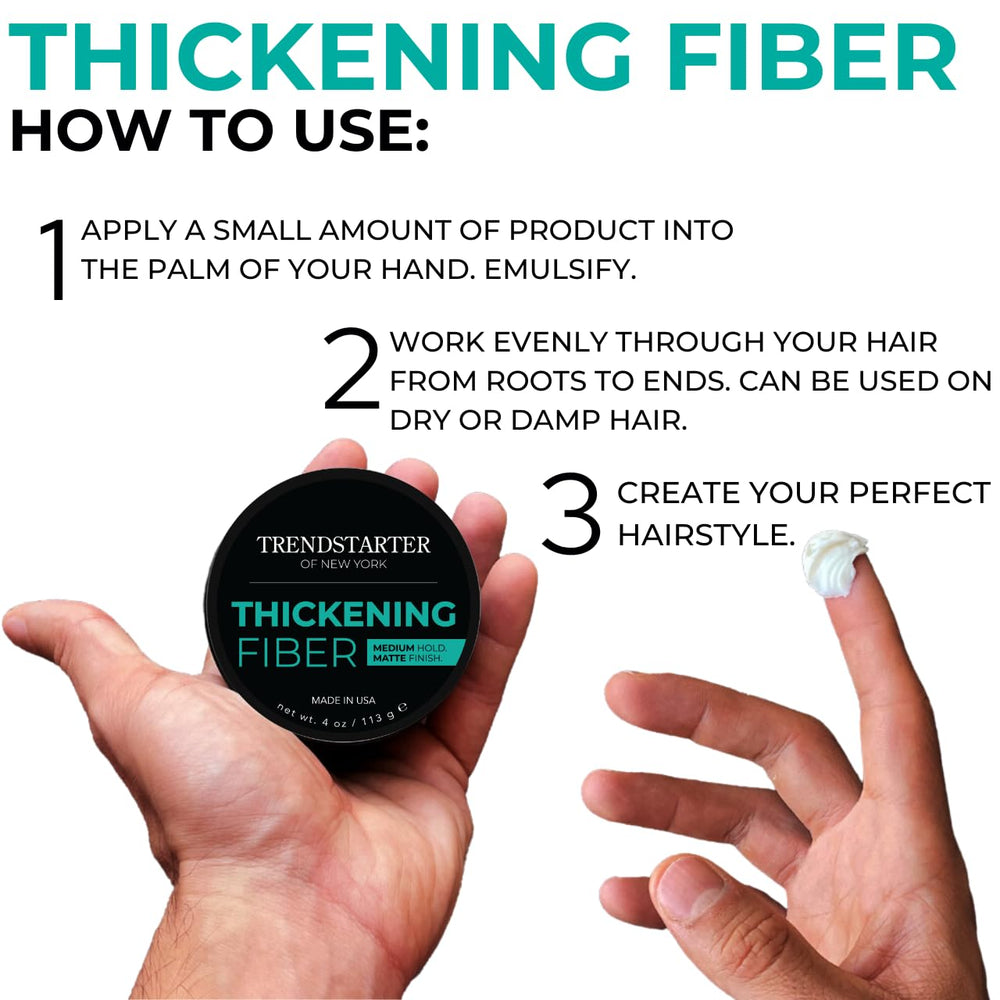 TRENDSTARTER Thickening Fiber uso diario para volumen natural.