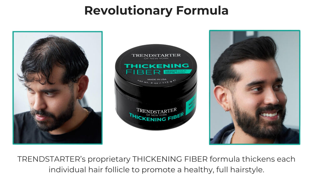 TRENDSTARTER Thickening Fiber textura suave para acabado mate.