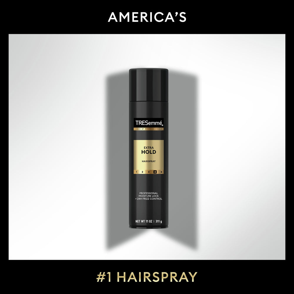 TRESemmé 24-hour hold with frizz control keeps styles smooth in humidity.