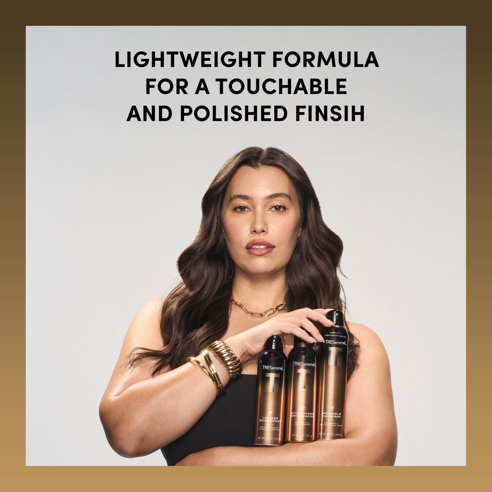 TRESemmé A-List Fijacion-Ajustable permite variar tu look fácilmente.