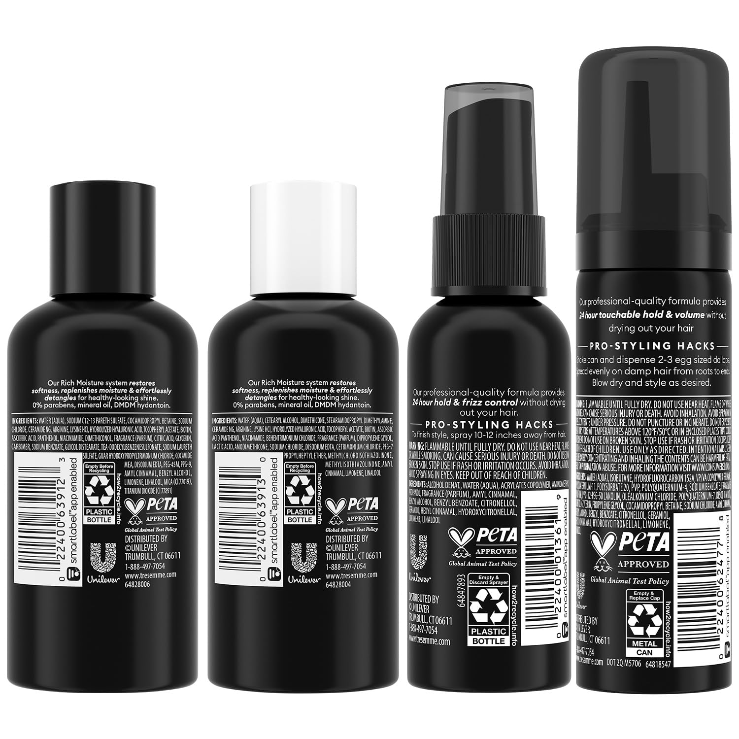 TRESemmé acondicionador de viaje, cabello más manejable y brillante en cualquier viaje