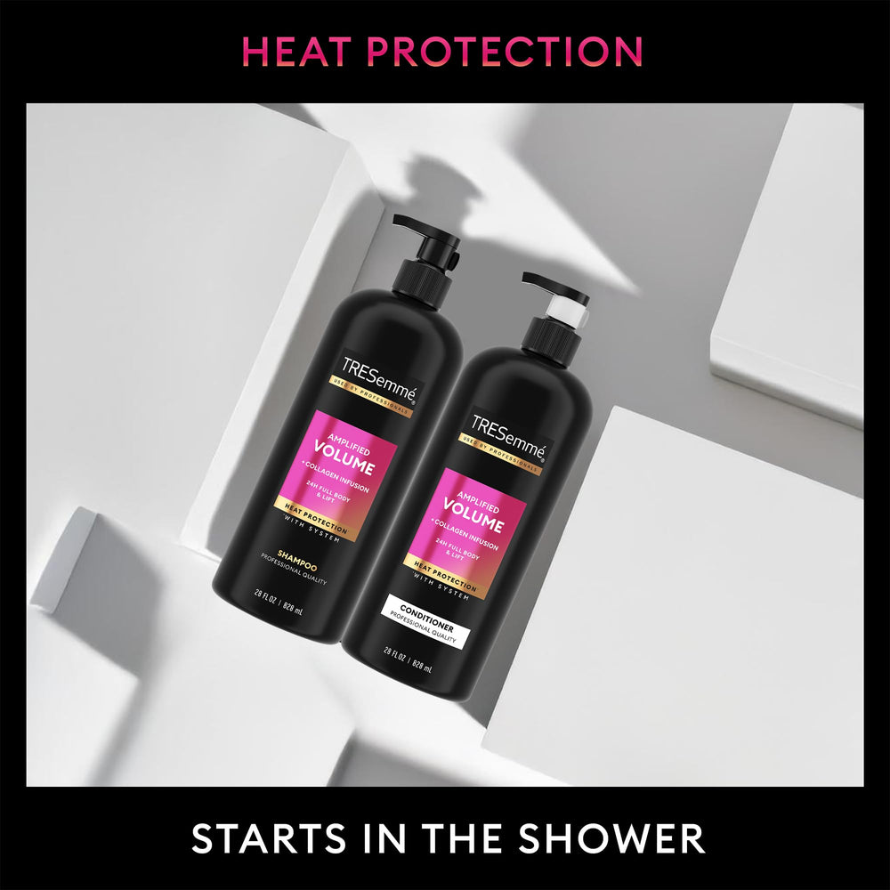 TRESemmé Amplified Volume set packaging showing three-piece kit.