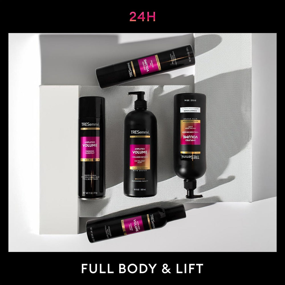 TRESemmé Amplified Volume volumen sostenido para peinado con control.