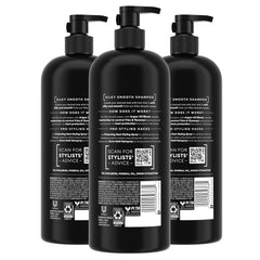 TRESemmé champú sin parabenos para cabello sano y brillante.