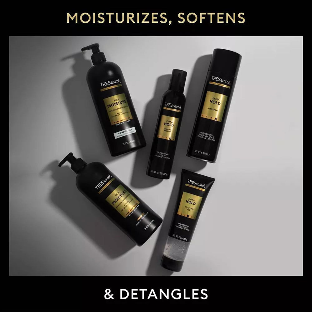 TRESemmé Cruelty-Free logo on gel packaging