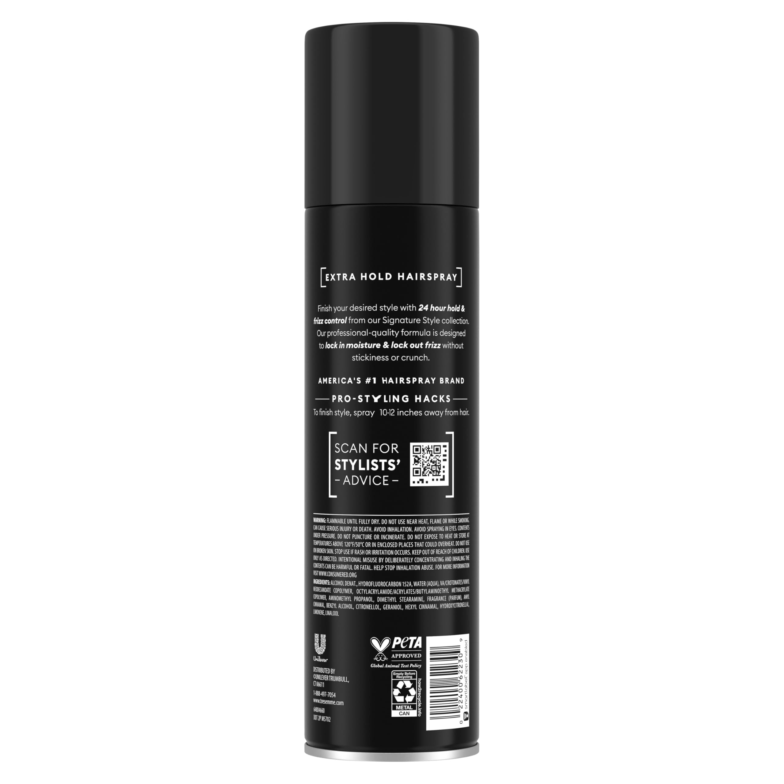 Mist spray close-up showing even application for smoother styles.