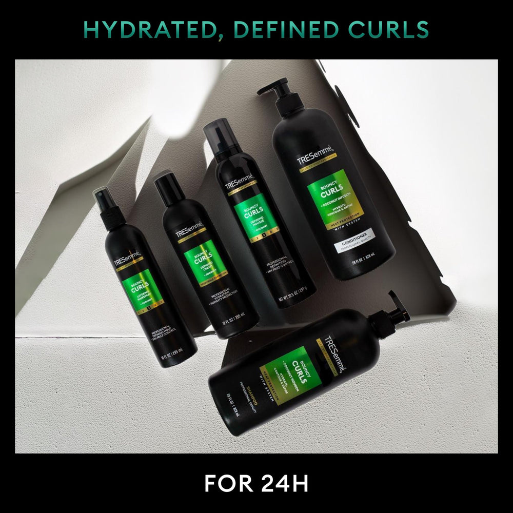 Soft-hold mousse keeps flyaways at bay without crunch