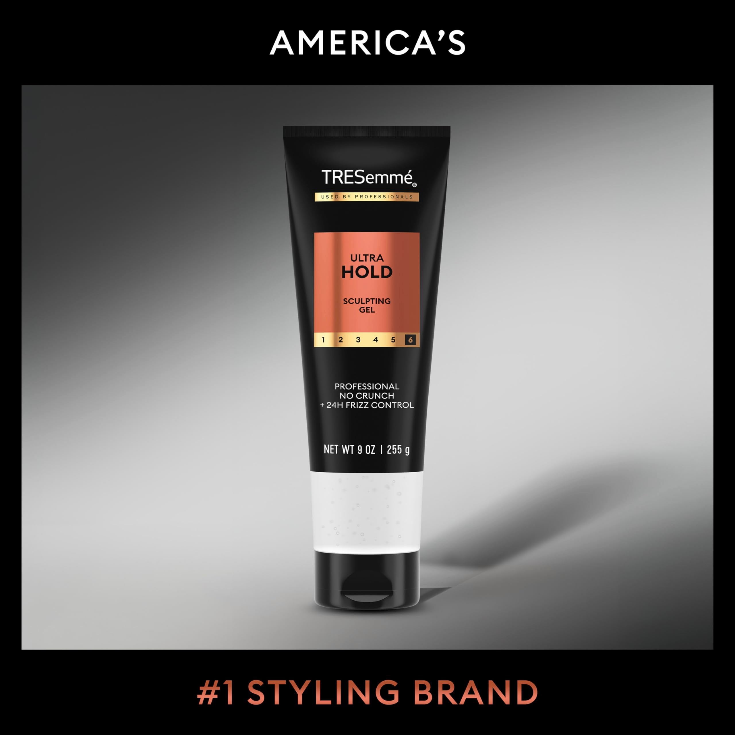 Sleek, shiny finish without crunch after styling.