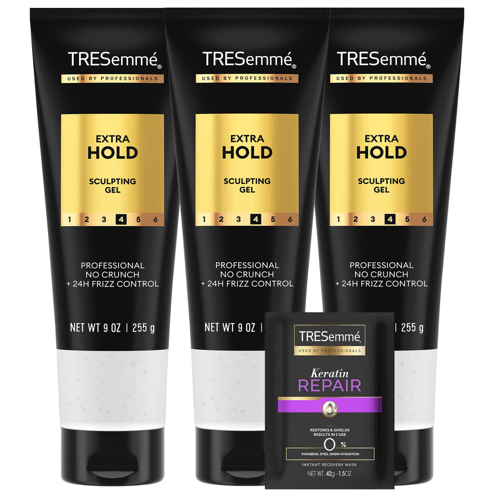 TRESemmé Hair Gel Sculpting Extra Hold bottle for long-lasting control
