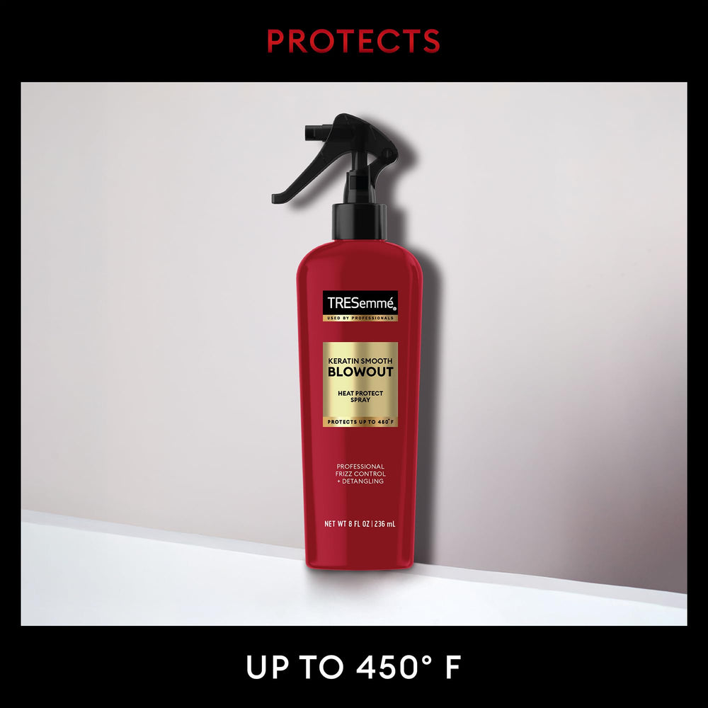 TRESemmé Heat protection 8 oz bottle ready for everyday styling.