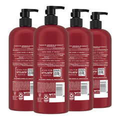 TRESemmé Keratin Smooth Blowout Acondicionador en tubo, suavidad duradera y peinado más manejable.
