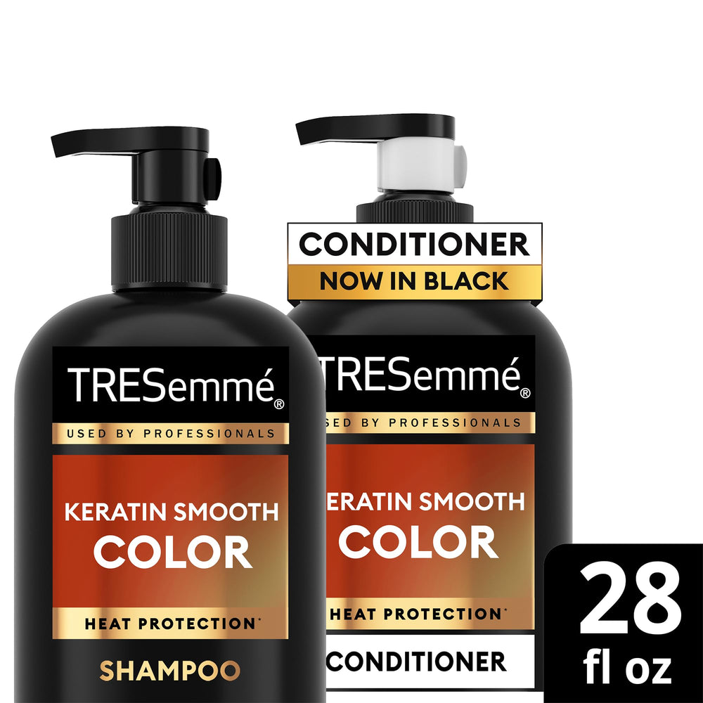 Empaque premium y libre de crueldad de TRESemmé, cuidado para cabello tratado.
