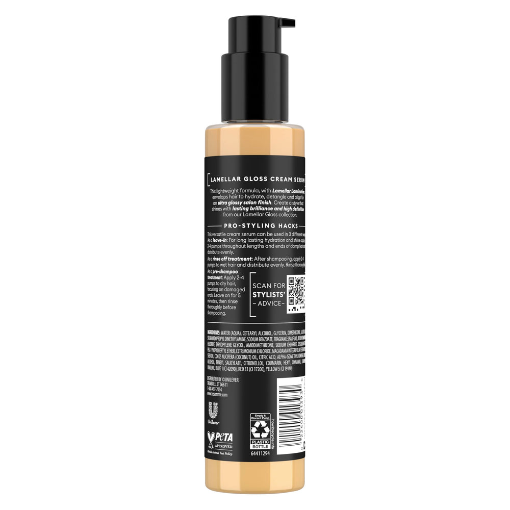 Enjuague con crema serum para desenredar el cabello
