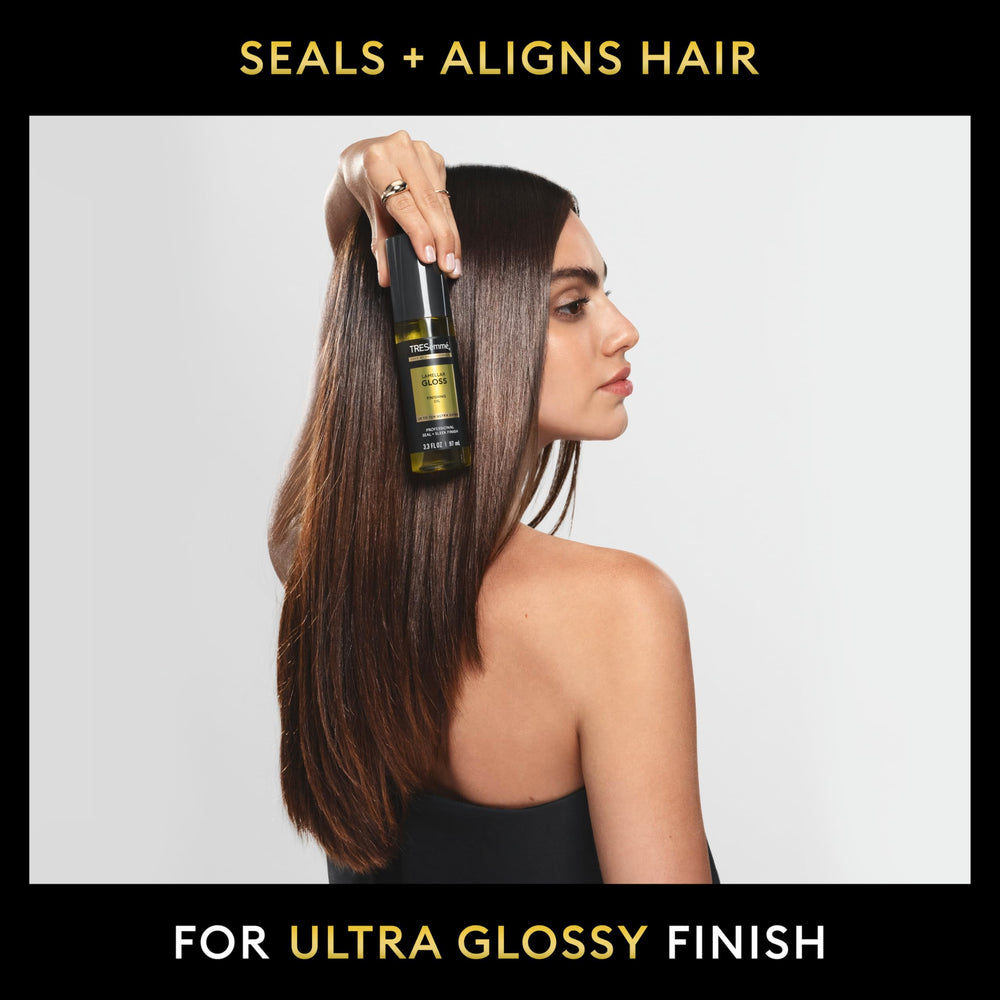 TRESemmé Lamellar Gloss Oil after wash seals cuticles and reduces frizz