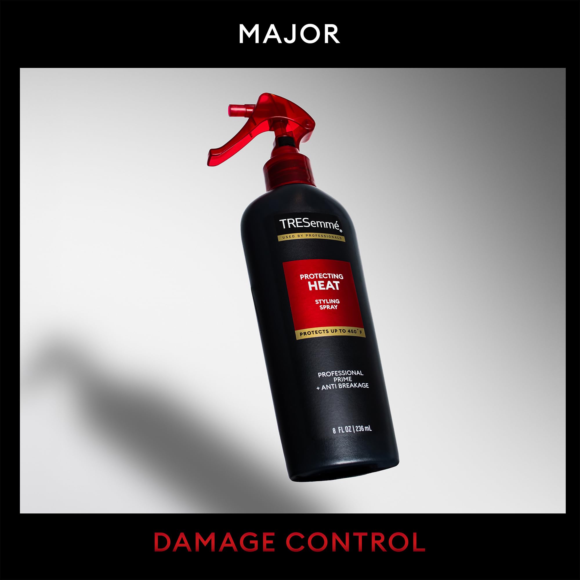 TRESemmé Protecting Heat Spray nourishes hair with panthenol and vitamins