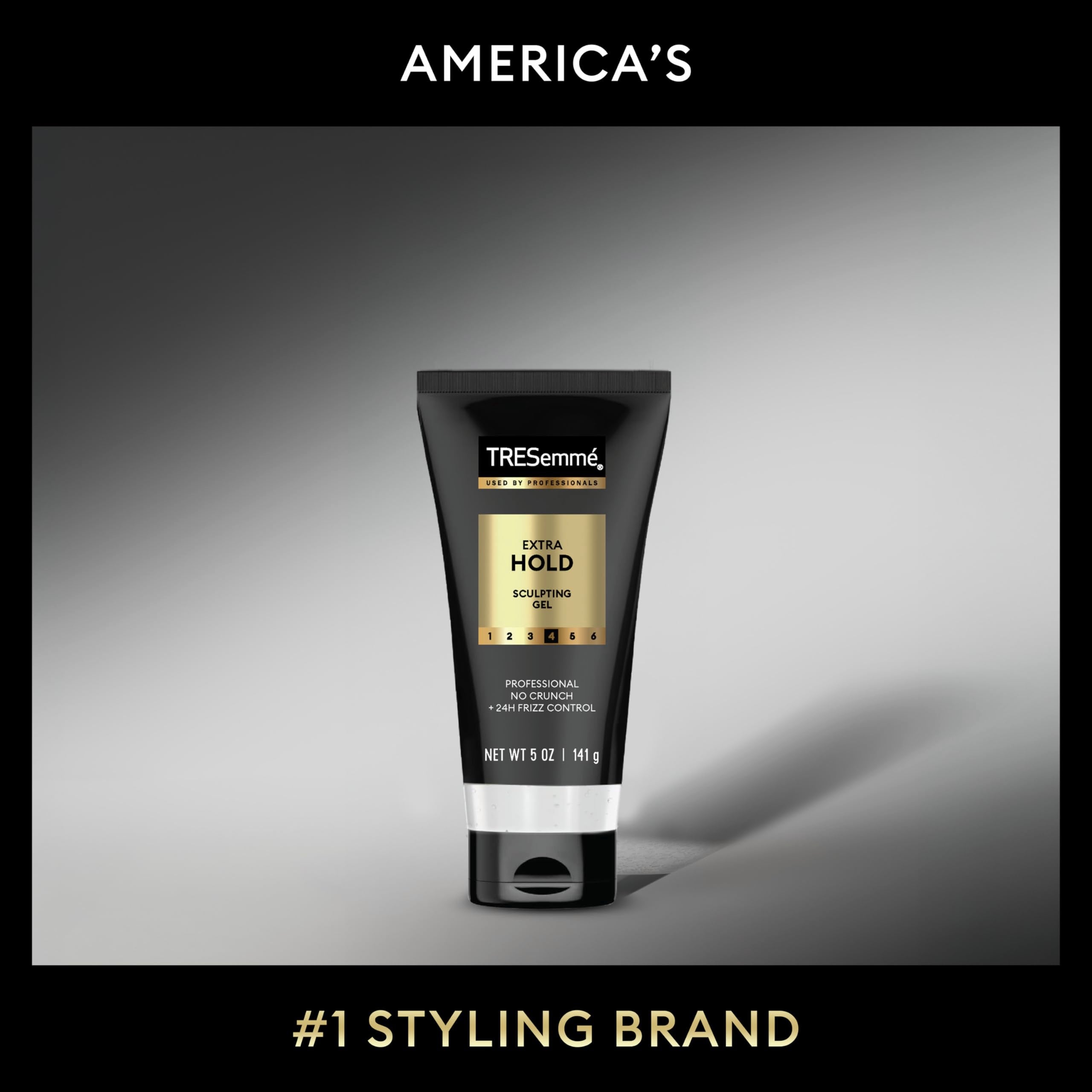 TRESemmé Pro Lock Technology emblem signaling advanced hold and shine.