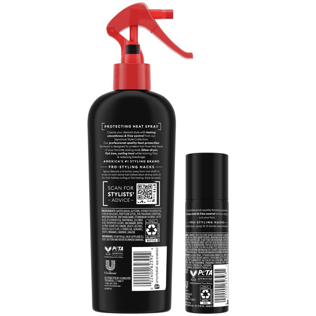 TRESemmé Protecting Heat Spray travel size for on-the-go touch-ups