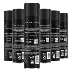 TRESemmé Protecting Heat Styling Spray bottle preparing damp hair before styling.