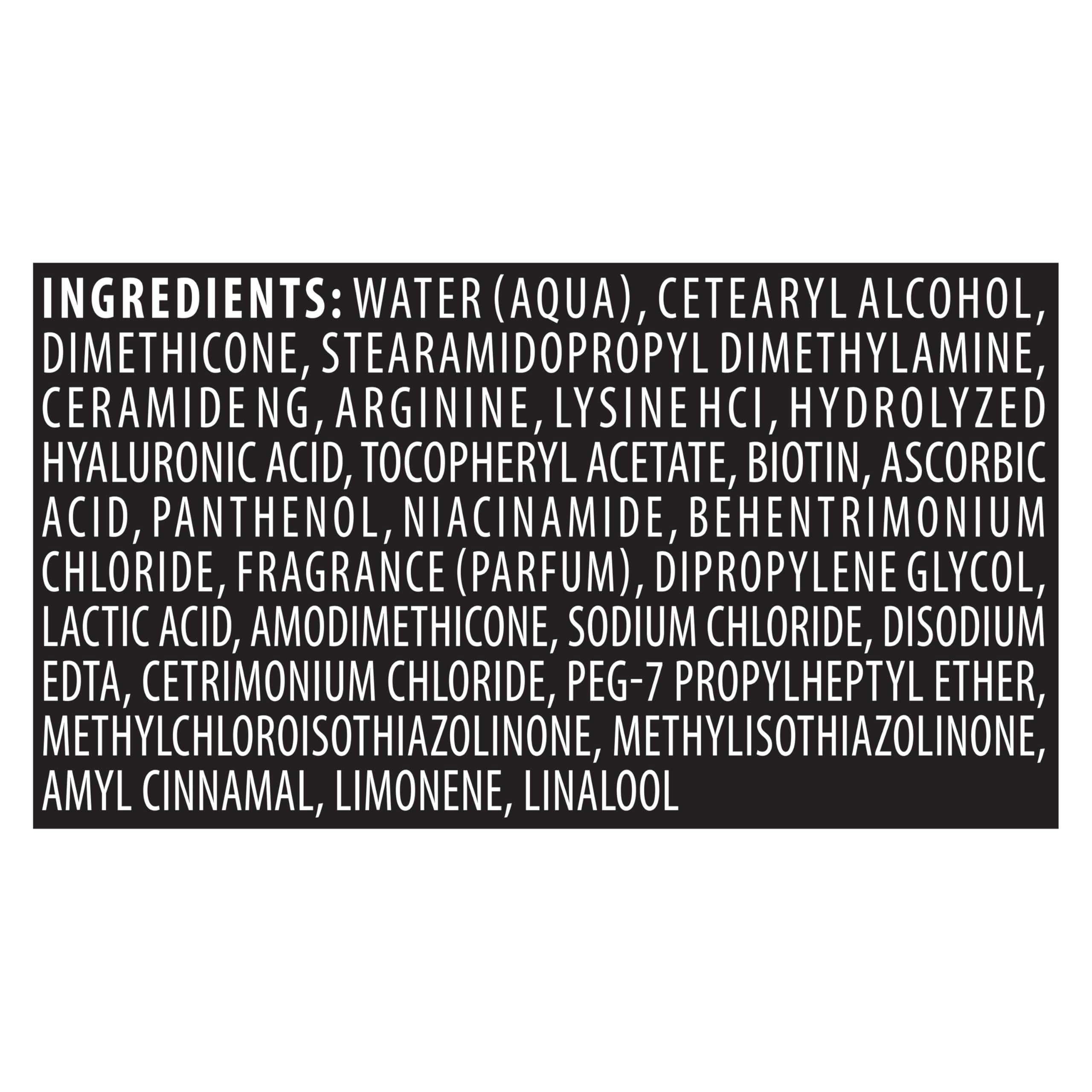 Acondicionador TRESemmé Rich Moisture fórmula libre de parabenos y aceites minerales.