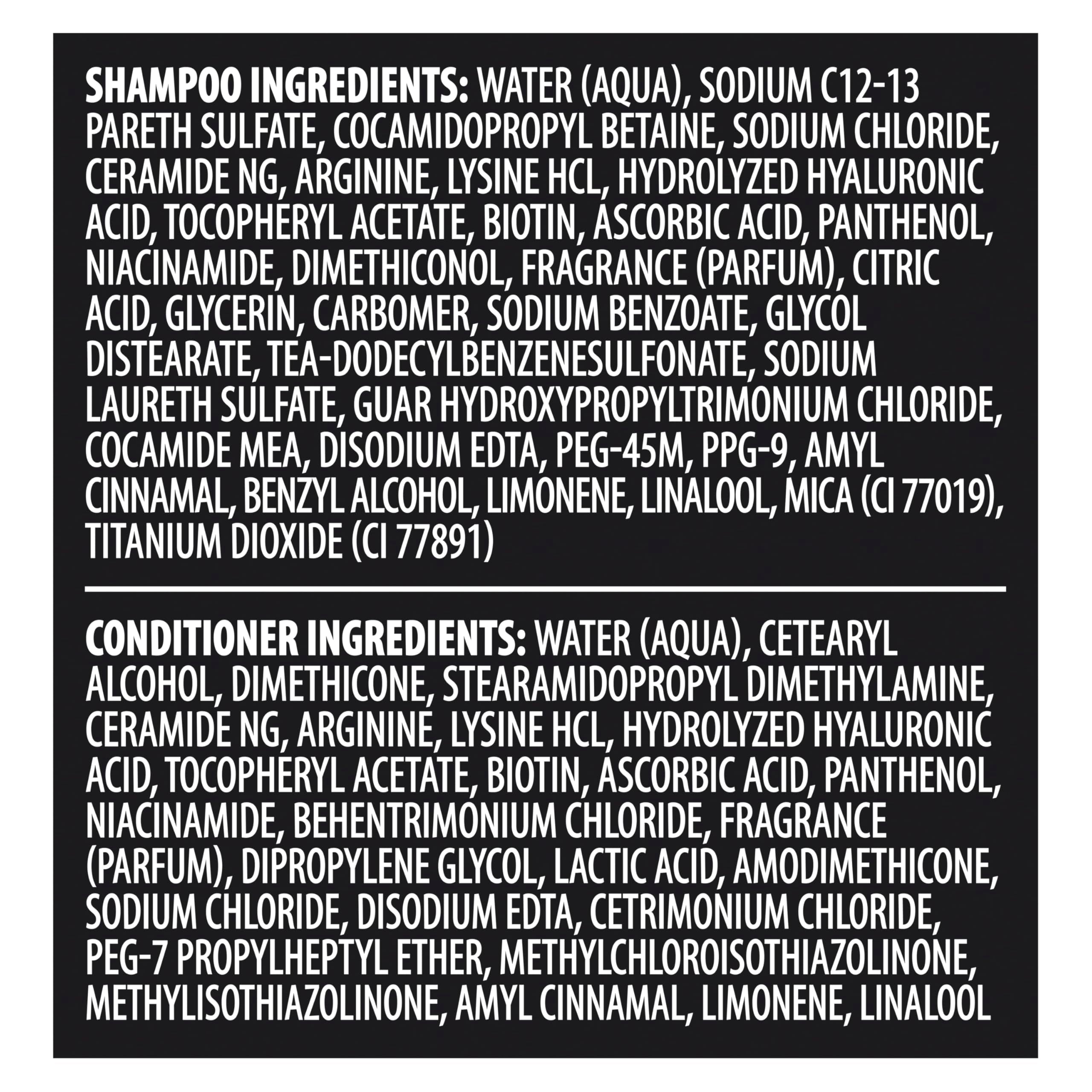 New-look packaging for TRESemmé Rich Moisture system signaling professional quality