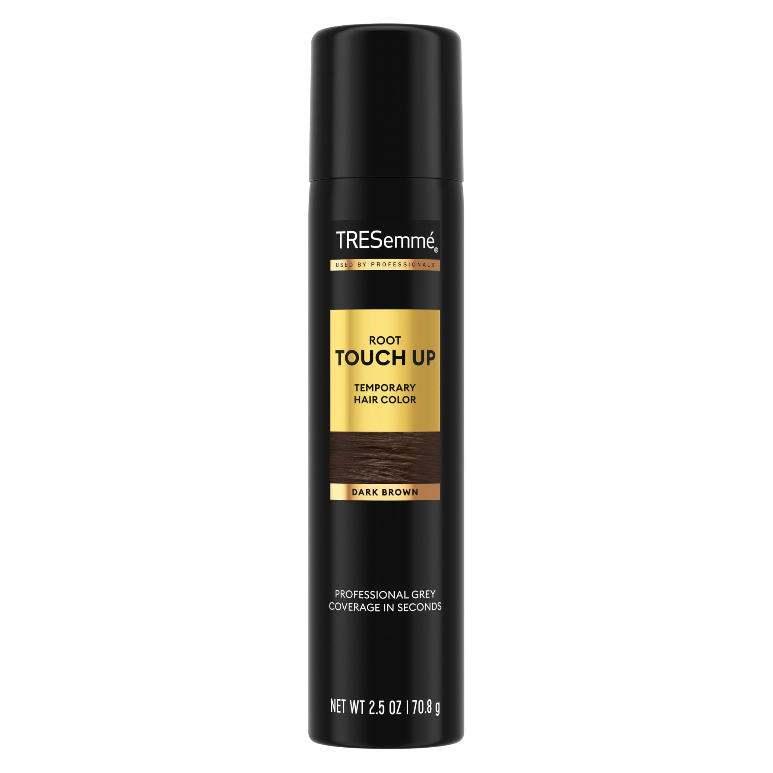 TRESemmé Root Touch-Up Dark Brown spray conceals grey roots quickly
