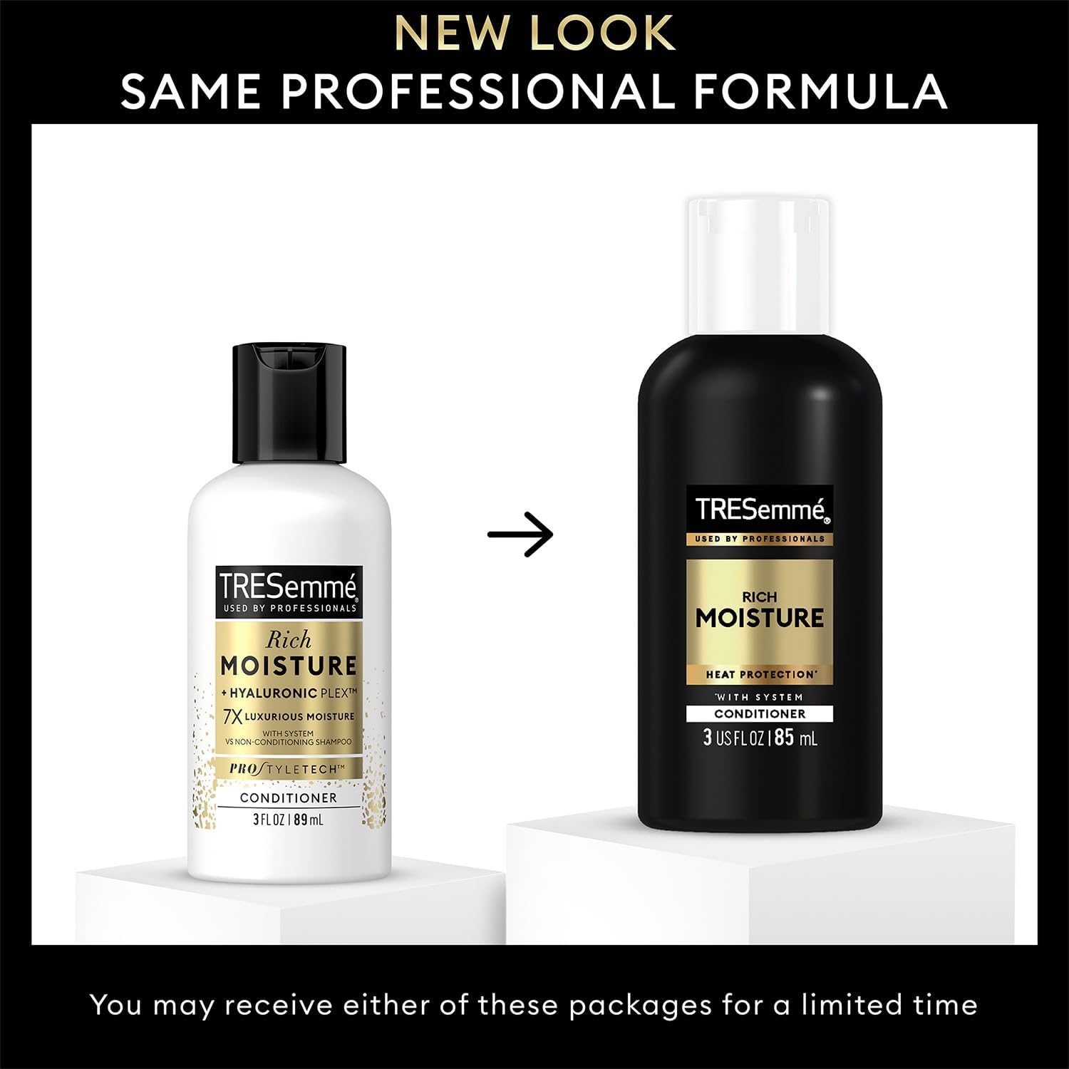 TRESemmé Travel Gel bottle showing alcohol-free hold for styling