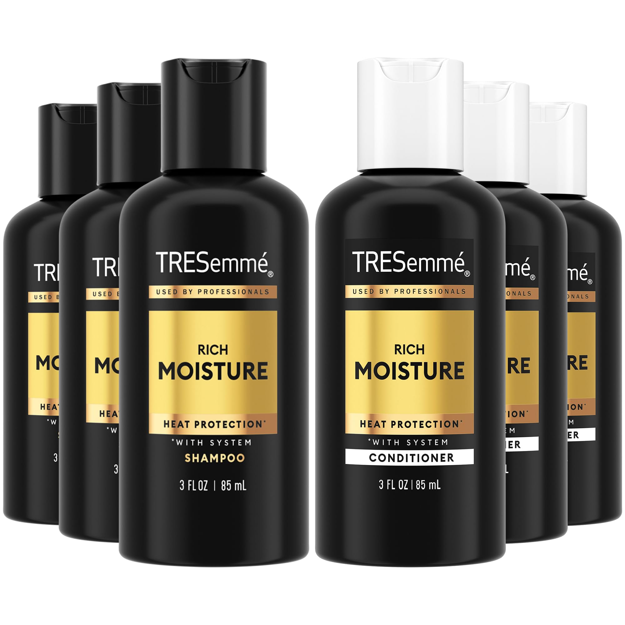 TRESemmé champú de viaje 3 oz para cabello limpio y suave