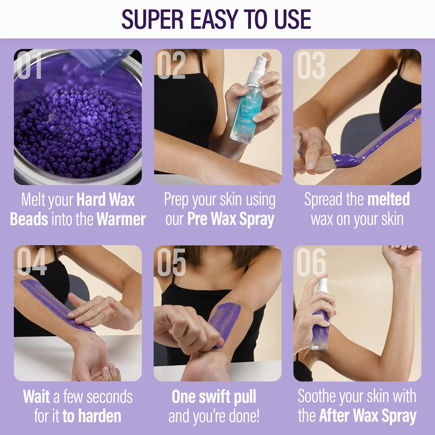 Tress Wellness after-wax spray soothing and protecting skin