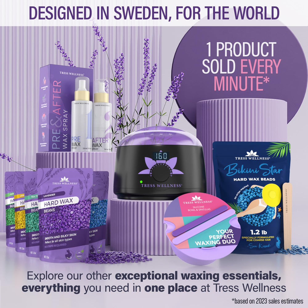 Tress Wellness bikini-area aftercare kit supports smooth post-wax skin