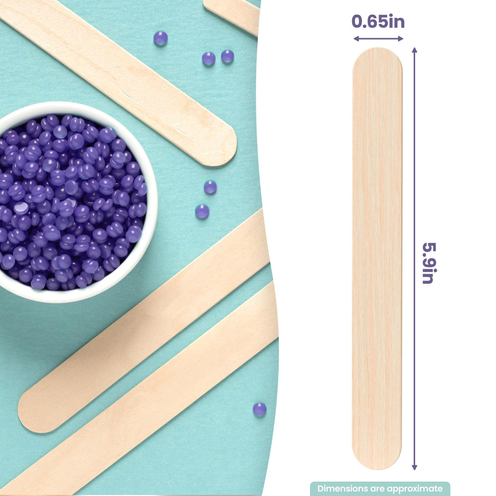 Large-coverage sticks ideal for legs and arms during body waxing sessions.