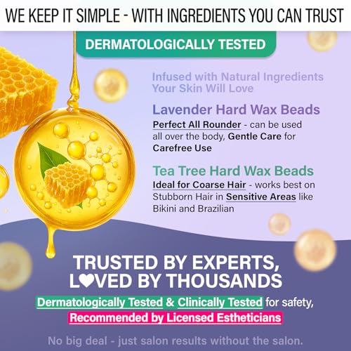 Tress Wellness pre-wax wipes prepare skin safely for waxing