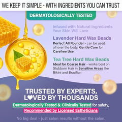 Tress Wellness pre-wax wipes prepare skin safely for waxing