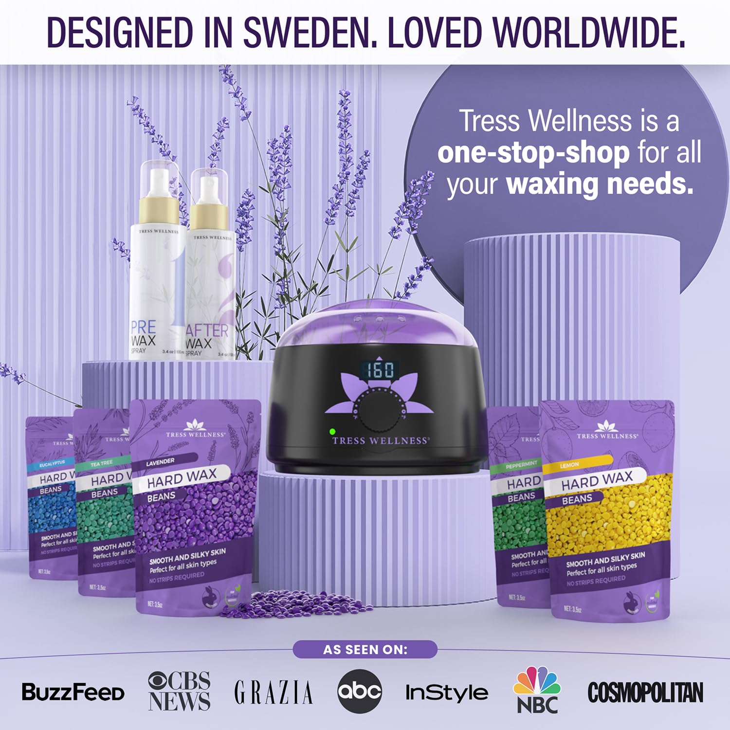 Tress Wellness Wax Like a Pro guide supporting at-home waxing