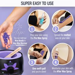 Tress Wellness wax spatulas collection for precise and hygienic at-home waxing.