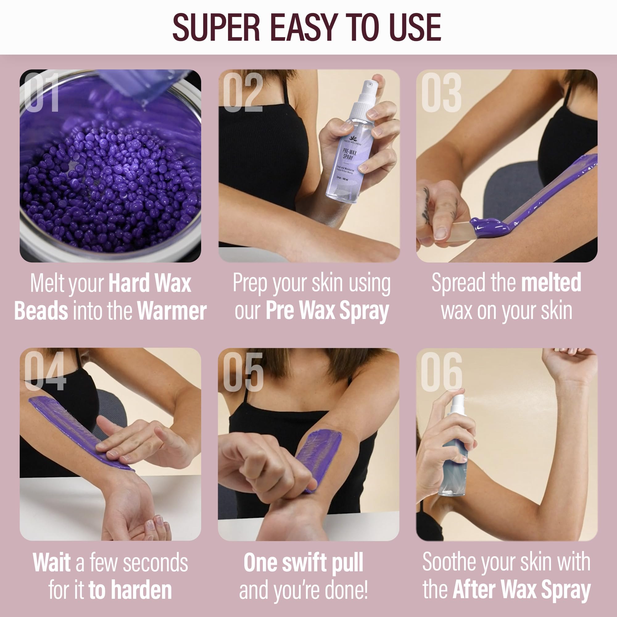Tress Wellness after-wax spray soothing skin post treatment