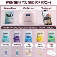 Tress Wellness hard wax beads ready for smooth waxing