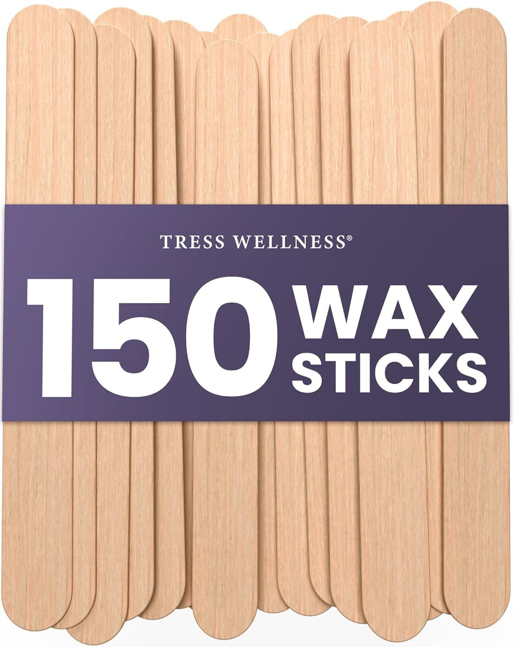 Tress Wellness wooden waxing stick with splinter-free design for safe home waxing