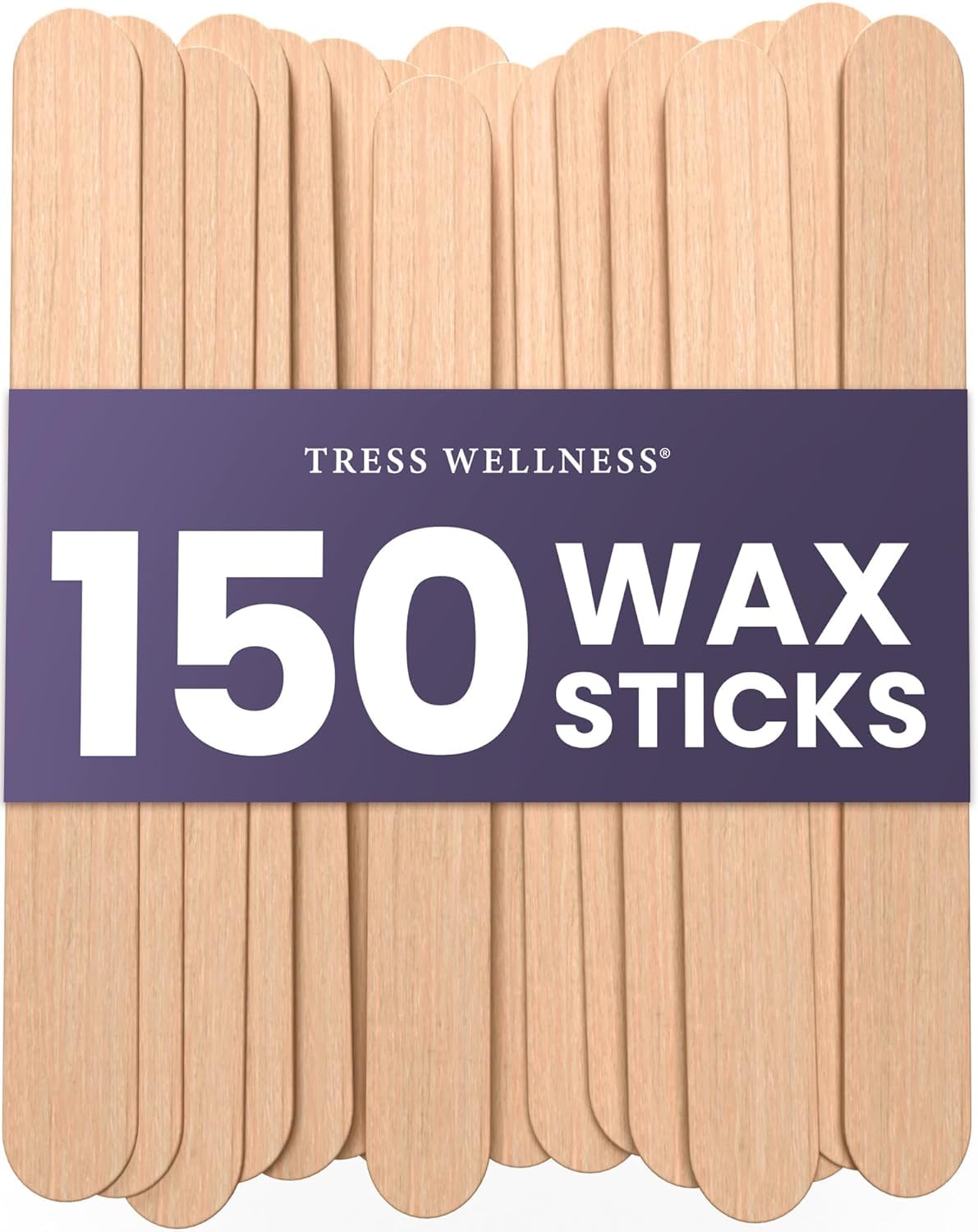 Tress Wellness wooden waxing stick with splinter-free design for safe home waxing