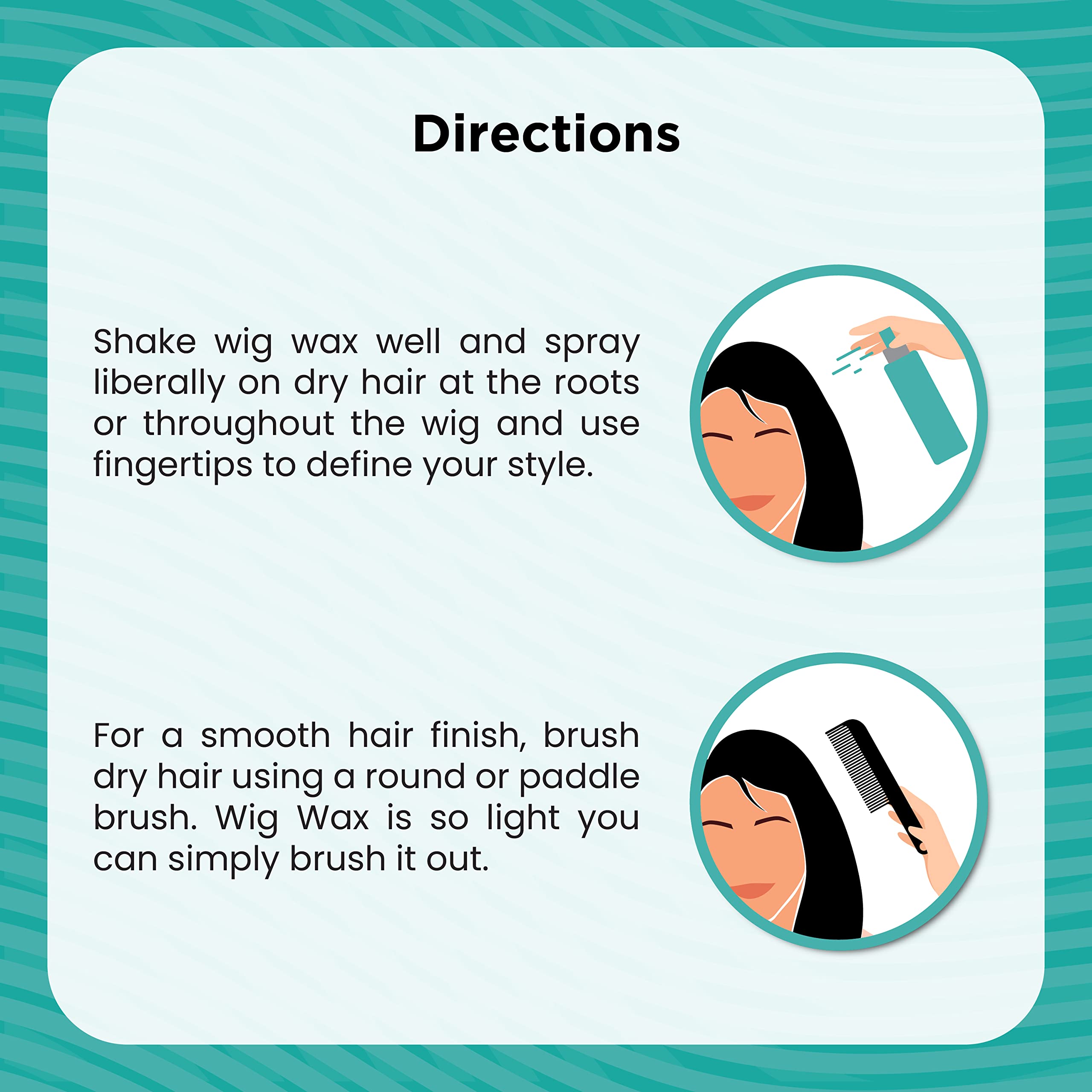 Tressallure TressTech Dry Spray Wig Wax enables easy brush-out styling