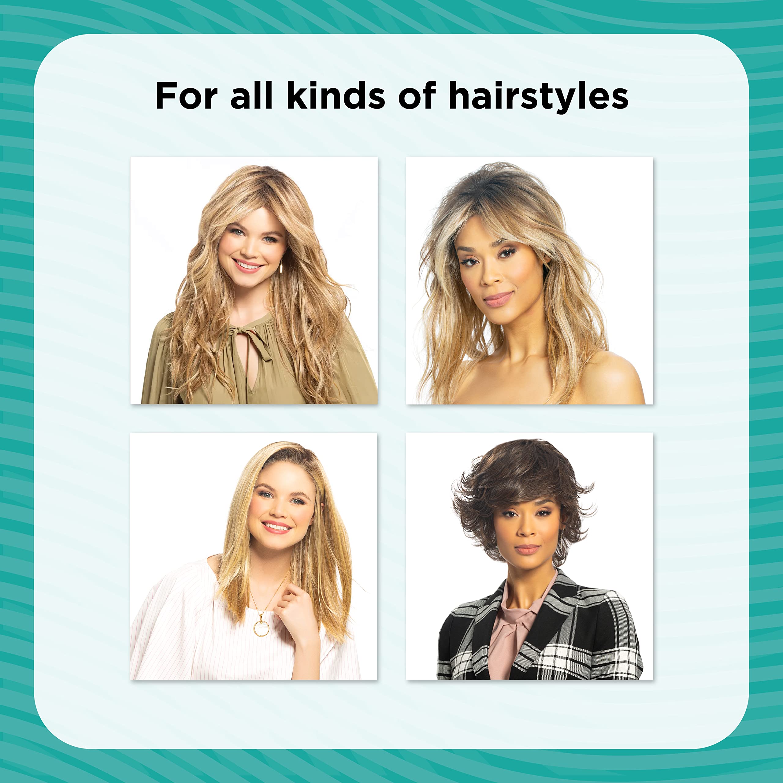 Tressallure TressTech Dry Spray Wig Wax shapes ends for natural finish