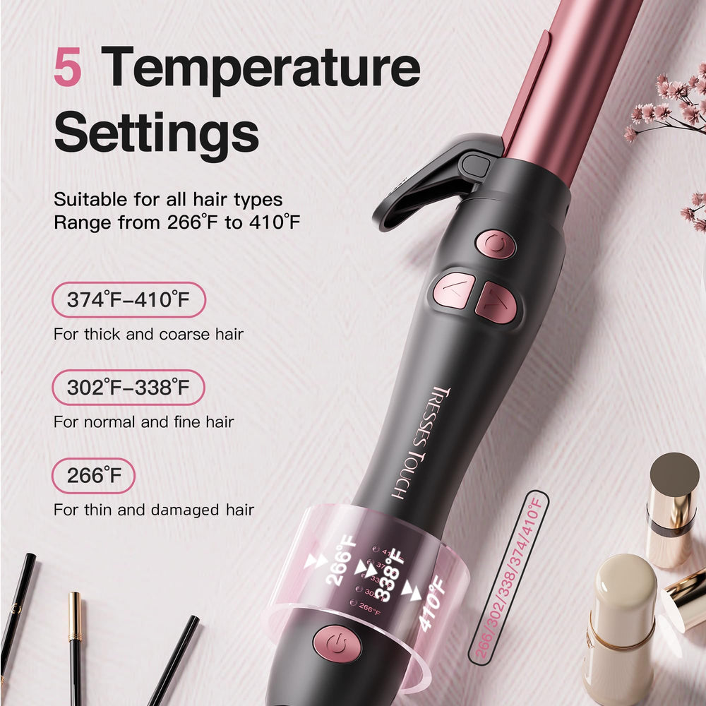 Tresses Touch auto shut-off at 60 minutes for safety.