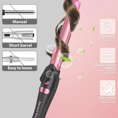 Tresses Touch 1-inch barrel close-up highlighting smooth heat surface.