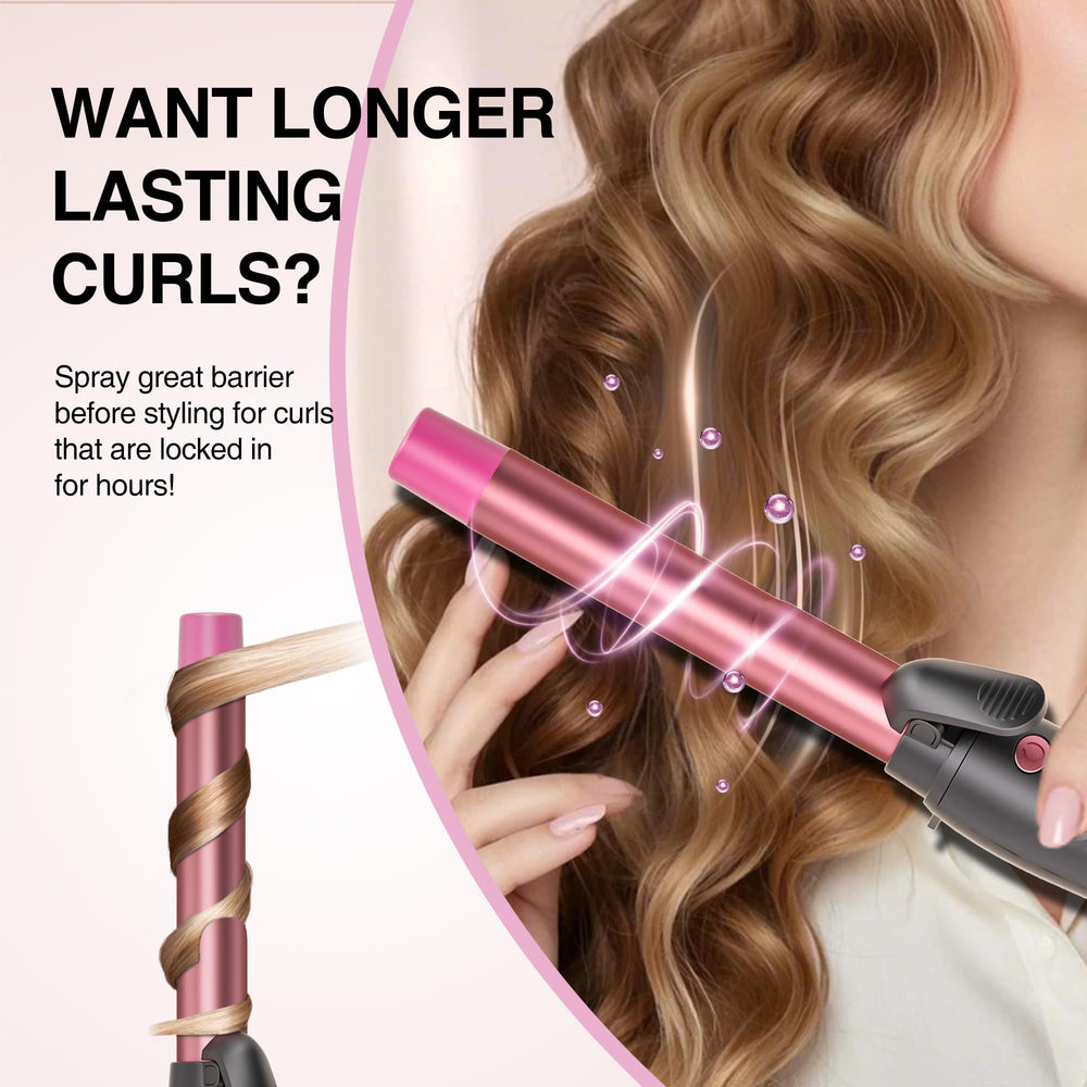 Tresses Touch tourmaline ceramic coating detail reduces heat damage.