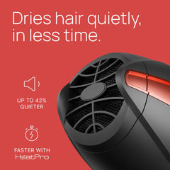 TREZORO Hair Dryer with HeatPro motor for efficient drying.