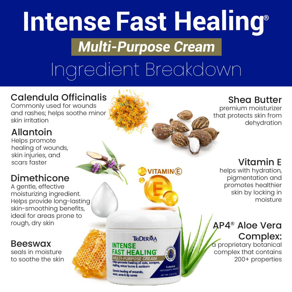TriDerma Crema Curación Intensa ayuda a eritema de pañal en bebé.