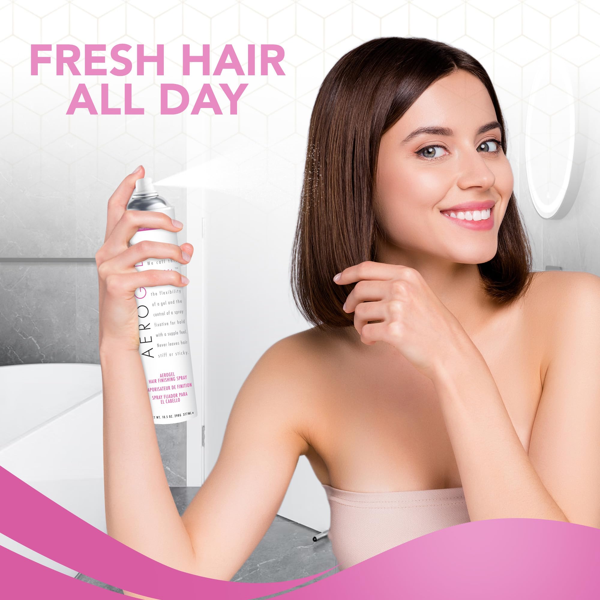 Pack showing 10.5 oz size for long-lasting styling.