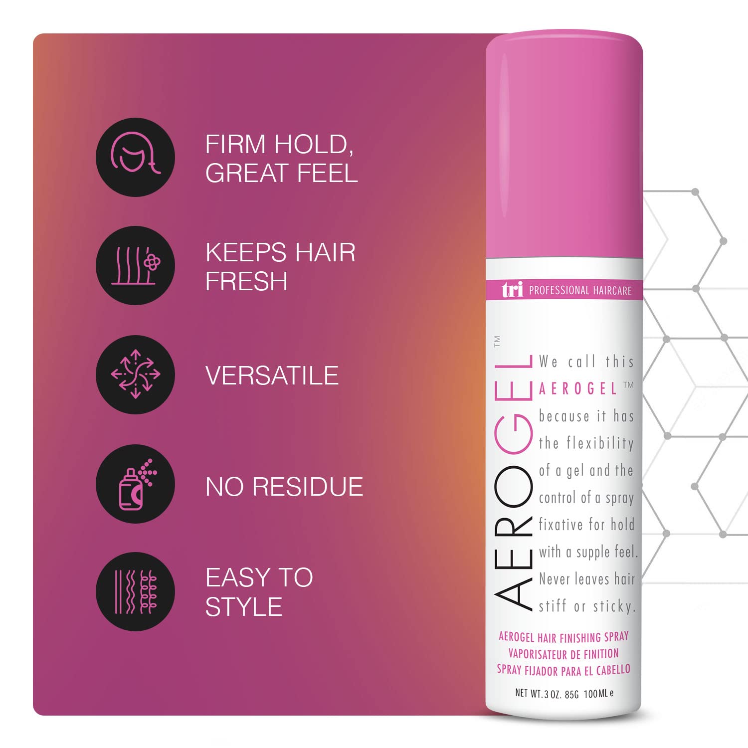 TRIDESIGN Aerogel aporta volumen y control sin pegar